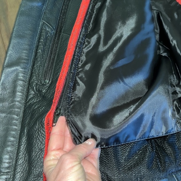 Highway One Leather Riding Coat Size Large - Picture 10 of 16